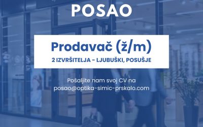 Natječaj za posao – prodavač ž/m – 2 izvršitelja